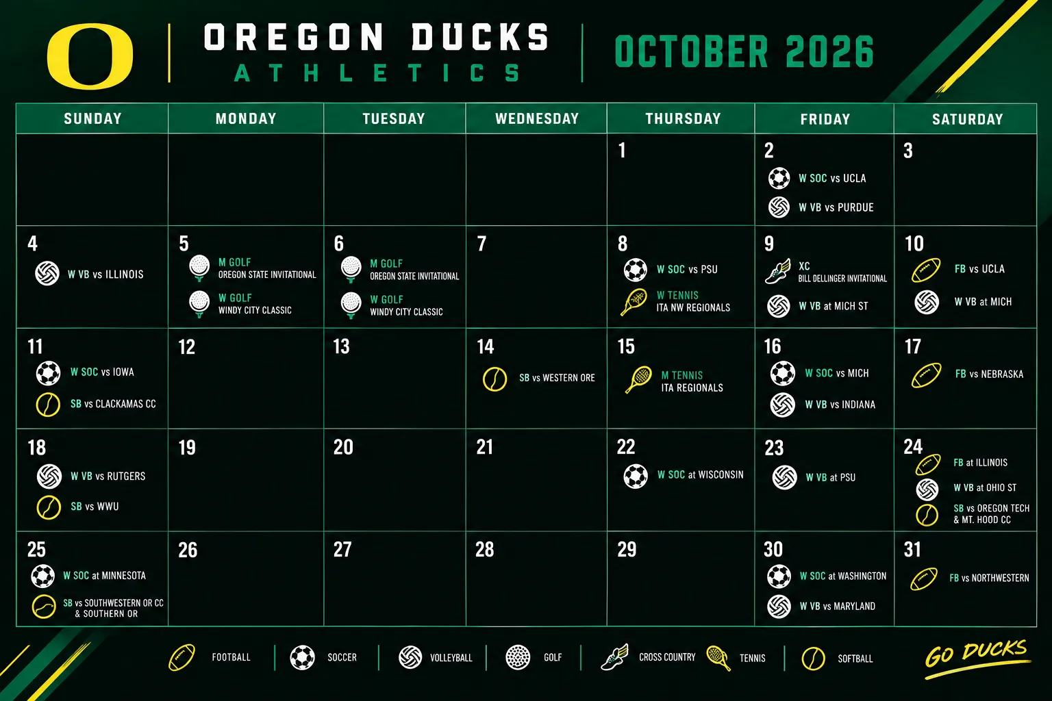Sports Schedule