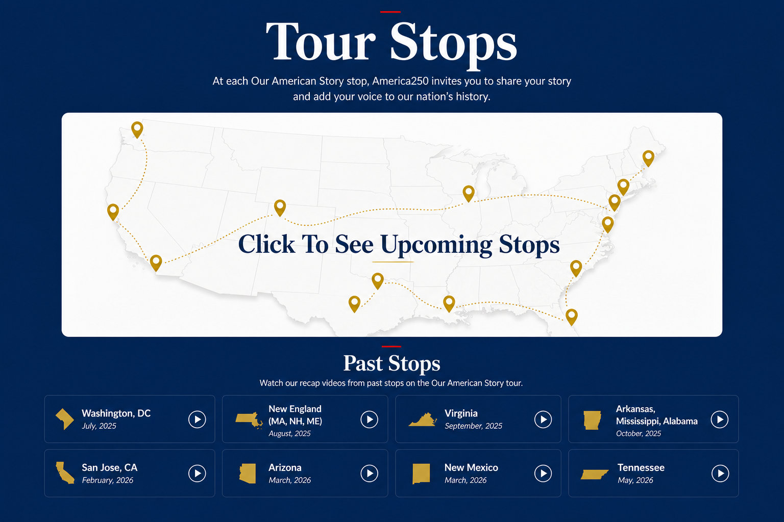 Tour Stops