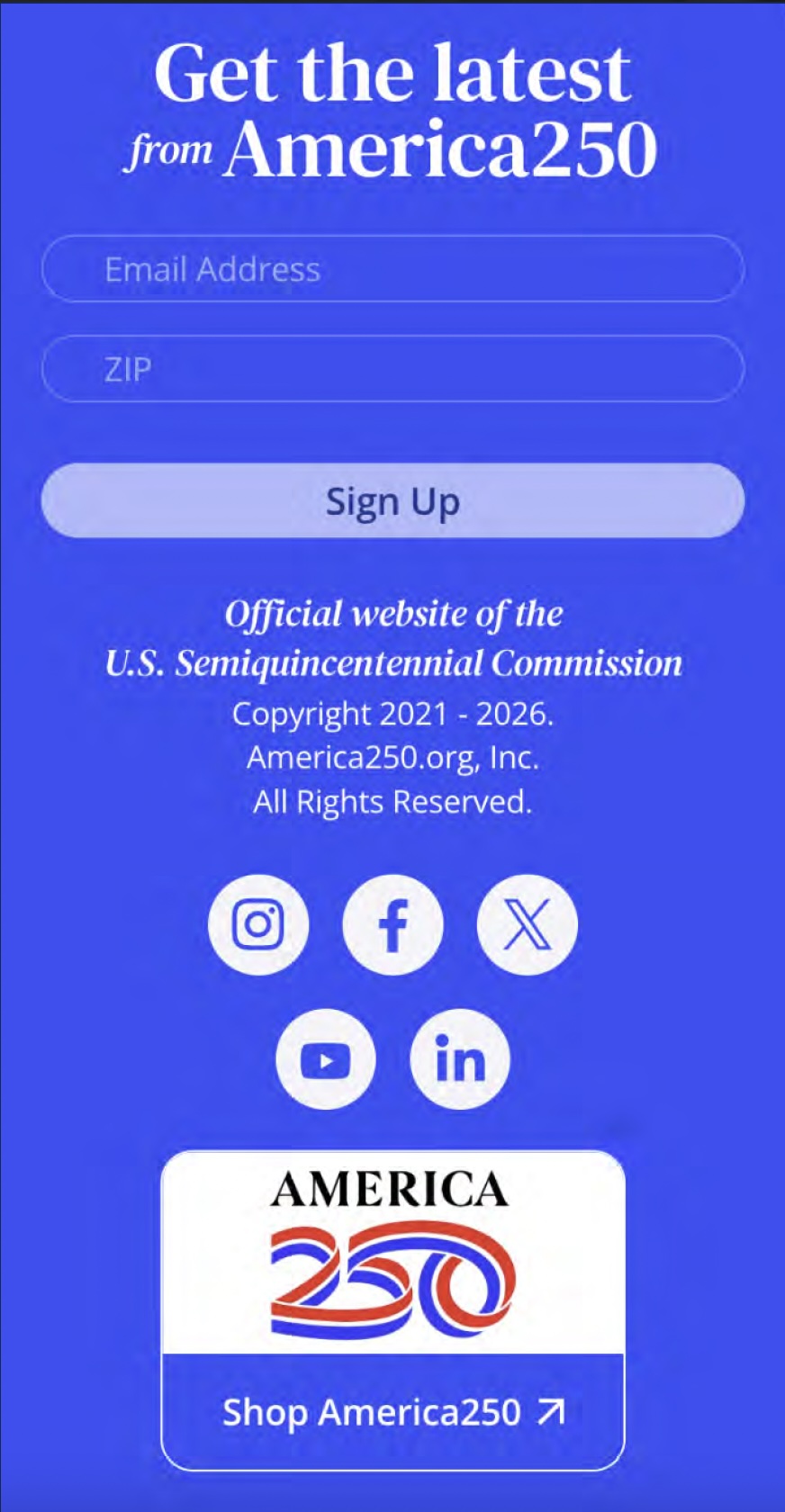 Follow America 250