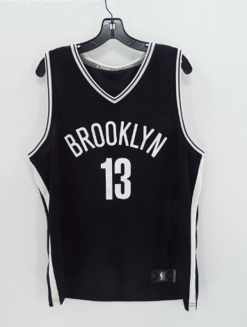 Fanatics NBA Men's Black Brooklyn Nets James Harden Replica Jersey Sz L