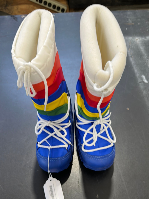 Lasco Multi-Colored Boots Sz 7-8 Women